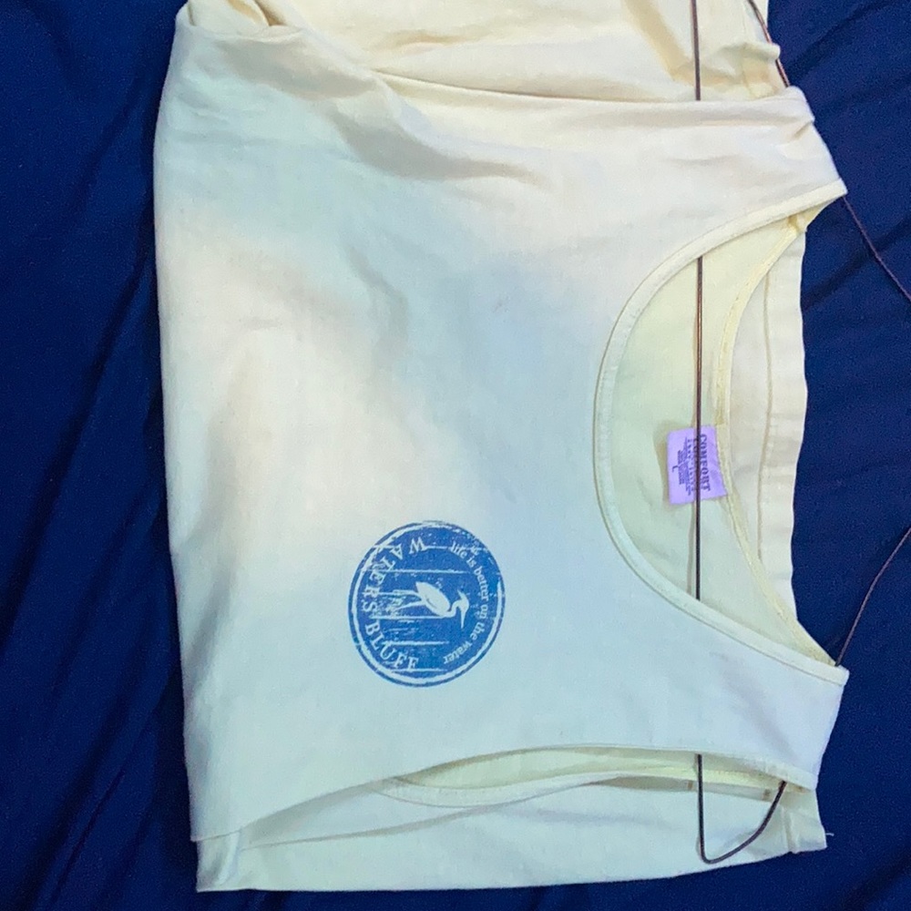 Yellow WatersBluff Tank Top (Comfort Colors)